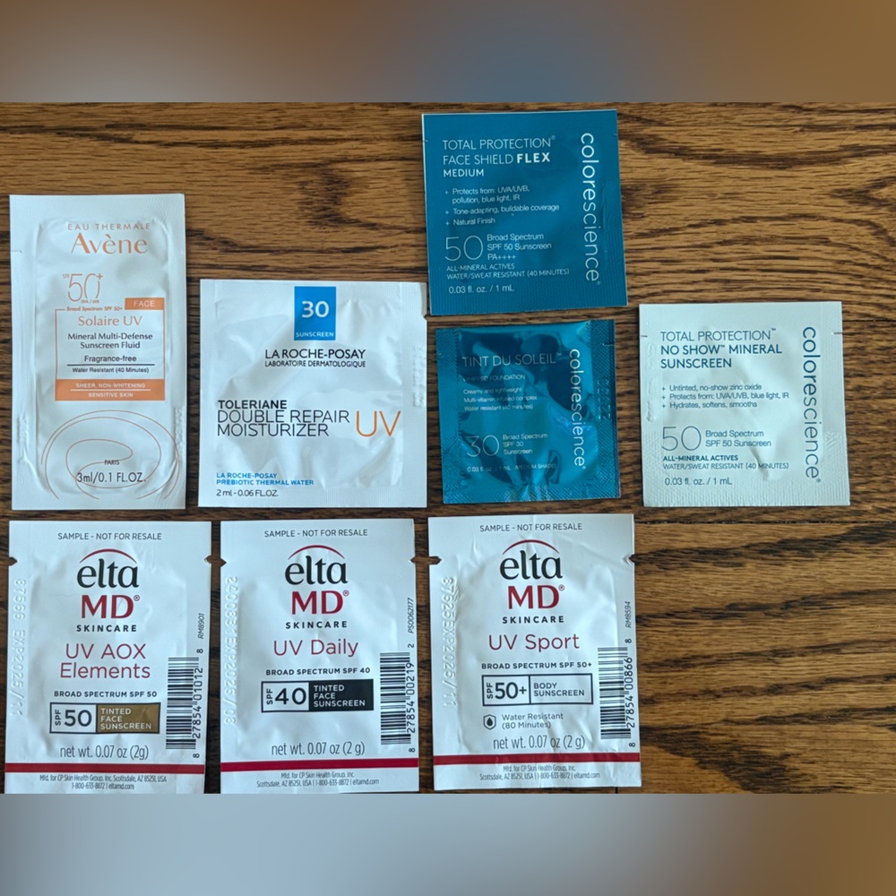 Sunscreen Sample Package (8)